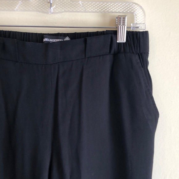 KARL LAGERFELD | Black Pants - Picture 1 of 5